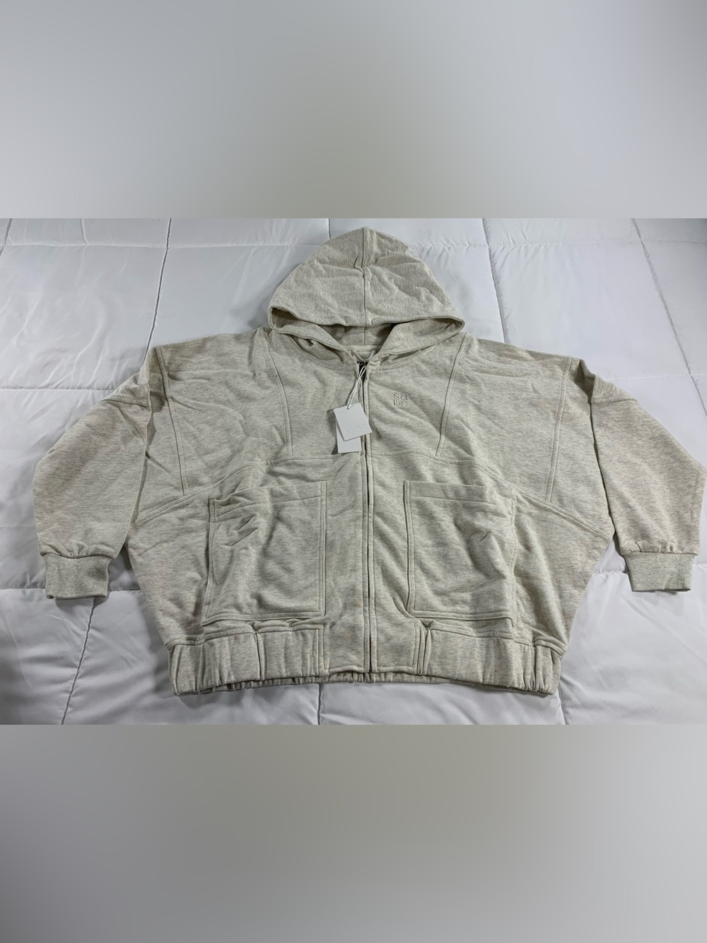 New Sabē zip up sweater size M